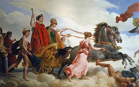 La Loi descendant sur la Terre (1827), Paris, musée du Louvre.