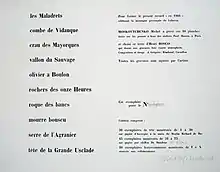 Album du Luberon, 1966, colophon