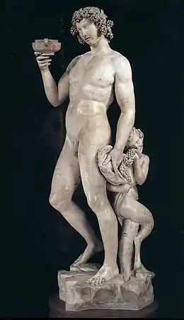 Bacchus, 1497, Florence, musée national du Bargello.