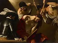 Le couronnement d’épines de Caravaggio - commande de Vincenzo Giustiniani, le protecteur du Caravage ; il reste en possession de la famille Giustiniani jusqu'en 1809. Actuellement à Vienne