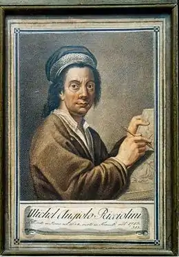 P. A. Pazzi, Autoportrait de Michelangelo Ricciolini.