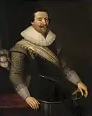 Michiel Jansz. van Mierevelt - Le Portrait du duc Wallenstein, XVIIe siècle