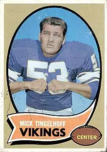 Description de l'image Mick tingelhoff topps 1970.jpg.