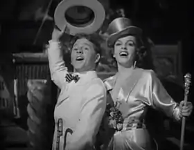 Débuts à Broadway (1941), avec Mickey Rooney et Judy Garland