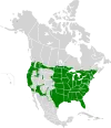 Aire de répartition de l'Achigan à grande bouche