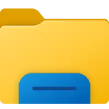 Description de l'image Microsoft Windows 11 Explorer Logo.png.