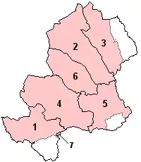 circonscriptions parlementaires dans Mid Glamorgan