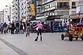 Promenade et jeux sur le front de mer.