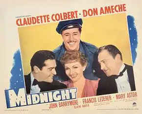 Description de l'image Midnight poster 1939.jpg.