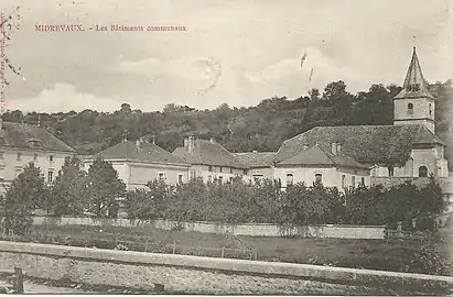 Carte postale du village vers 1910.