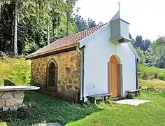 Chapelle Saint-Blaise. Hameau des Landres, Miellin.