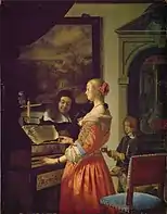 Dame au clavecin, 1658Staatliches Museum Schwerin
