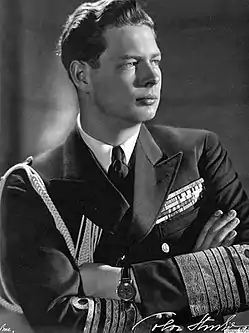 Le roi Michel Ier de Roumanie photographié en 1947.