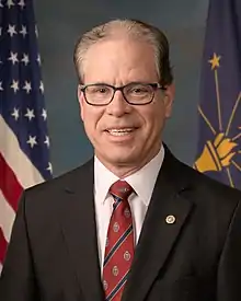 Le sénateur Mike Braun.