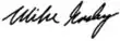 Signature de Michael Easley