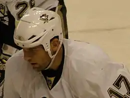 Michael Rupp avec les Penguins de Pittsburgh en 2010