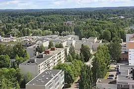 L'hôpital central de Mikkeli.