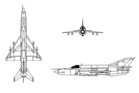 vue en plan de l’avion