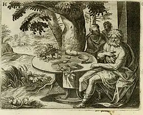 Mikrokosmos=Parvus mundus avec emblème de Gerard de Jode, 1579.