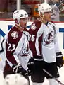 Paul Stastny et Milan Hejduk, assistants-capitaines en 2010