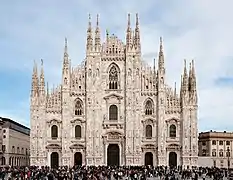 Dôme de Milan en Lombardie (XIVe siècle).