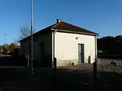 L'ancien bâtiment de la gare.