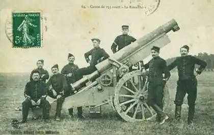 Image illustrative de l'article Obusier de 155 mm CTR modèle 1904