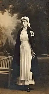 Infirmière de la SSBM, 1914-1918.