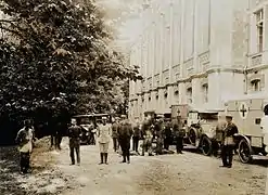 L’hôpital militaire en 1916.