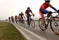 Course cycliste sur la base en 2006