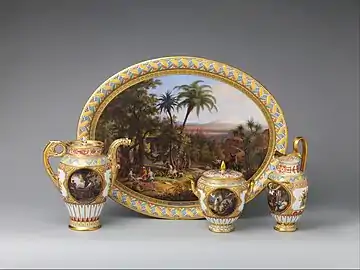Service à déjeuner Culture et récolte du cacao (1836)Metropolitan Museum, New York