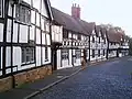 Maisons à colombages à Warwick (Angleterre).