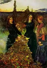 John Everett Millais (1856), Autumn Leaves.