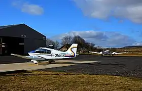 Le tarmac de l'aéroport