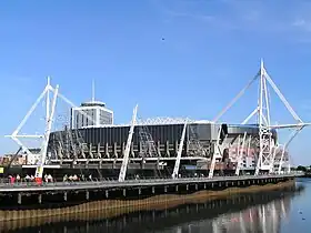 Le Millennium Stadium de Cardiff.