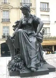 L'Amérique du Sud (vers 1877), Paris, parvis du musée d'Orsay.