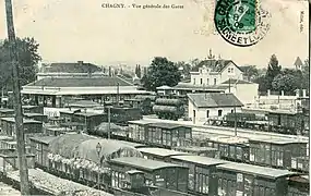 La gare dans les années 1900.