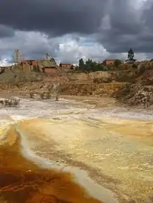 Photo représentant des eaux pollués