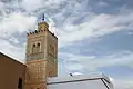 Vue de la partie supérieure du minaret.