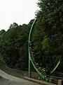 Le second looping vertical.