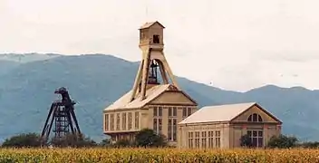 Mine Ungersheim au nord du gisement.