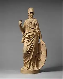 Minerve, 1766, terre cuite, New York, Metropolitan Museum of Art.