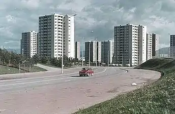 Le plateau des Minguettes en 1974