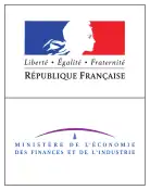 Logo du ministère de l'Économie des Finances et de l'Industrie en 2010-2012.