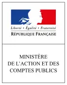 Logo du ministère de l'Action et des Comptes publics de mai 2017 à juillet 2020.