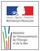 Logo du ministère de l'Environnement, de l'Énergie et de la Mer en 2016-2017.