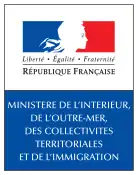 Logo du Ministère de l'Intérieur, de l'Outre-mer, des Collectivités territoriales et de l'Immigration de 2010 à 2012