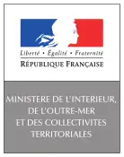 Logo du Ministère de l'Intérieur, de l'Outre-mer et des Collectivités territoriales de 2007 à 2010