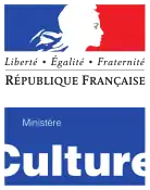 Logo du Ministère de la Culture de mai 2017 à février 2020.