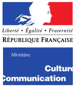 Logo du Ministère de la Culture et de la Communication de 1999 à 2017.